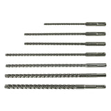 Coffret de 7 forets NEMESIS II MAKITA E-14906 à emmanchement SDS-Plus (longs)