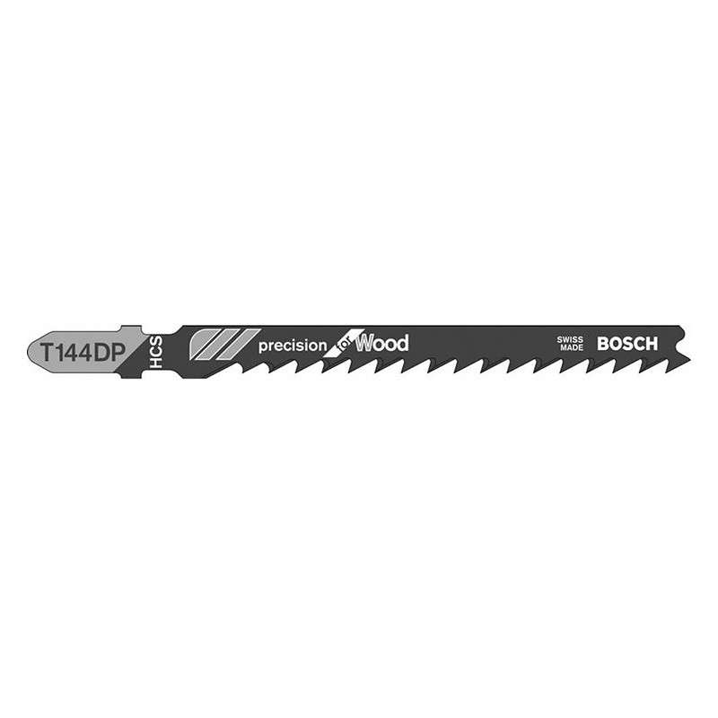 Coffret de 25 lames de scie sauteuse BOSCH 2608633A39 T144DP bois