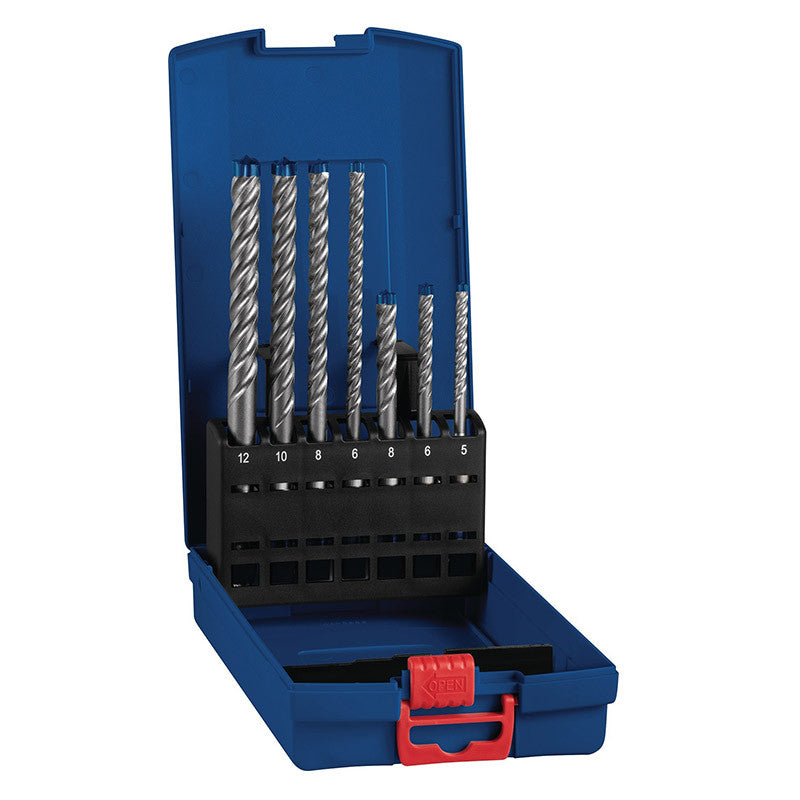 Coffret de 7 forets EXPERT SDS Plus-7X BOSCH 2608900195 5/6/6/8/8/10/12 mm