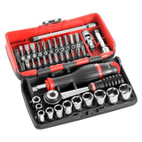 Coffret de douilles et vissage 1/4'' FACOM R2NANOPB 38 pièces