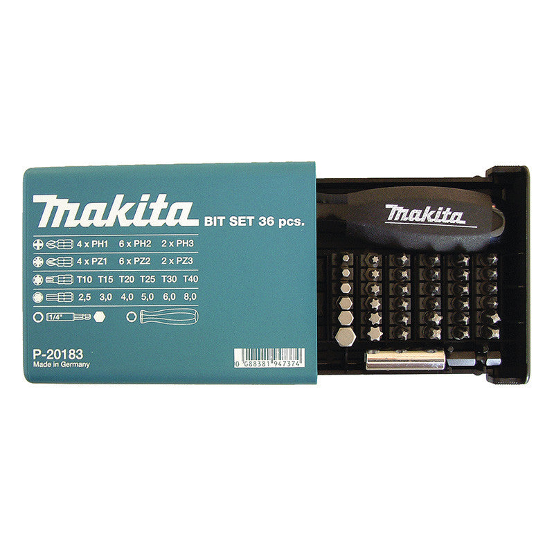 Coffret d’embouts 38 pièces P-20183 MAKITA