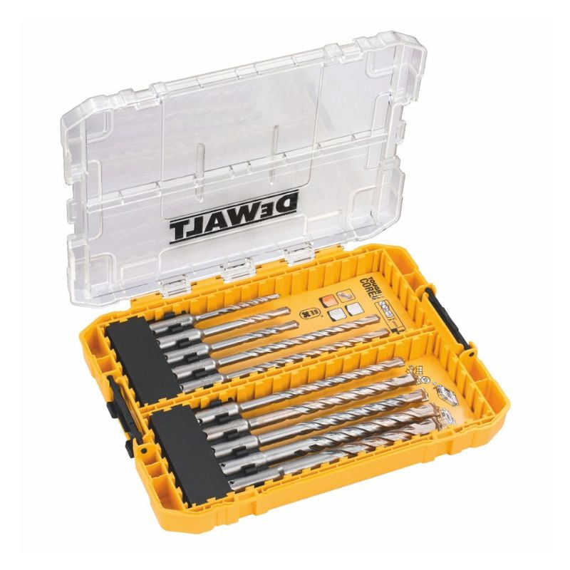 Coffret Toughcase de 10 Forets béton SDS DEWALT DT70753-QZ - Racetools Coffret Toughcase de 10 Forets béton SDS DEWALT DT70753-QZ - Racetools
