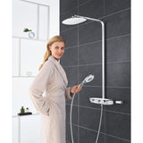 Colonne de douche thermostatique RAINSHOWER SYSTEM SMARTCONTROL 360 GROHE 26361LS0 - tête Ø 22 cm + douchette 4 jets