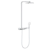 Colonne de douche thermostatique RAINSHOWER SYSTEM SMARTCONTROL 360 GROHE 26361LS0 - tête Ø 22 cm + douchette 4 jets