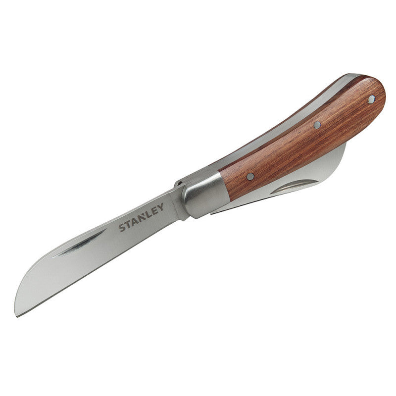 Couteau d'électricien à 2 lames STANLEY STHT0-62687 manche bois