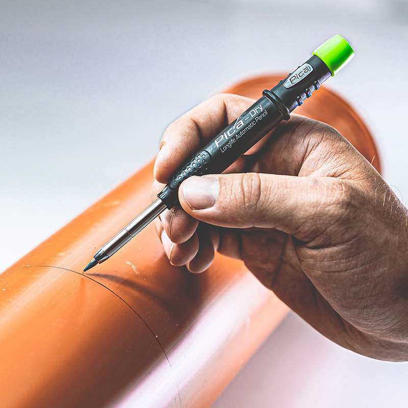 Crayon mine graphite PICA-DRY 30403 avec étui à mines de rechange