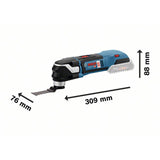 Découpeur-Ponceur sans fil BOSCH GOP 18 V-28 Professional (vendu sans batterie) + L-Boxx