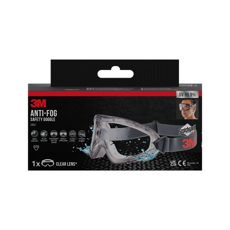 Lunette-masque grand confort 3M™ 2891S Scotchgard™