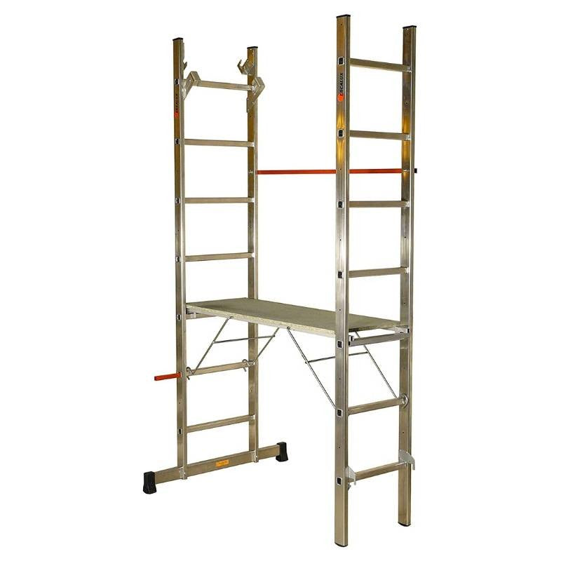 Echafaudage échelle ESCALUX V18062 Hexalux 90 aluminium H 3M10