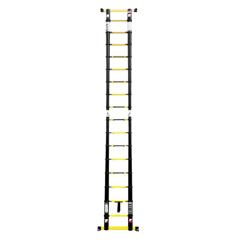 Echelle - Escabeau télescopique WOERTHER GRAFITEK ES-500DB-G-P4 2m50 à 5m (avec housse)