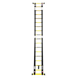 Echelle - Escabeau télescopique WOERTHER GRAFITEK ES-500DB-G-P4 2m50 à 5m (avec housse)