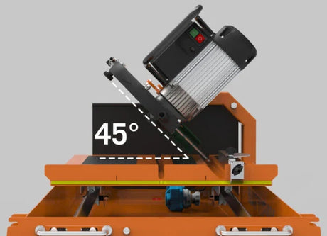 Scie sur table Ø350 spéciale maçons DIAM INDUSTRIES EGOPLUS 2200W livrée avec disque ST80 - Ø350