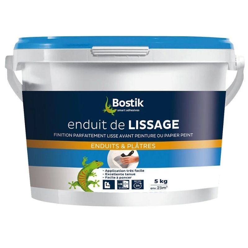 Enduit de lissage pâte 5kg BOSTIK