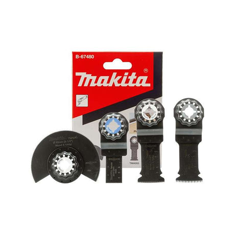 Ensemble 4 accessoires MAKITA B-67480 pour bois et métaux STARLOCK