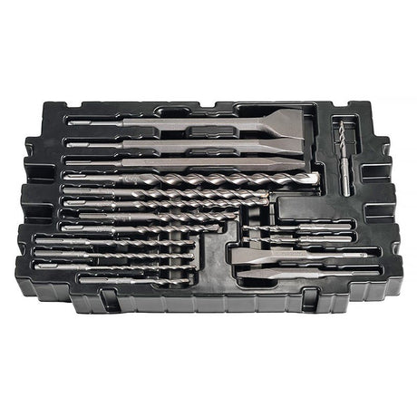 Coffret de 17 pièces MAKITA B-52059 forets et burins SDS-Plus dans Mak-Pac