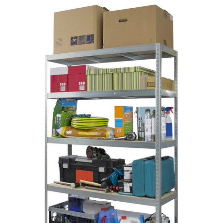 Etagère Rack MODULO STORAGE ROBBUST 2096561 - charge lourde 5 plateaux 40x120cm - hauteur 180 cm