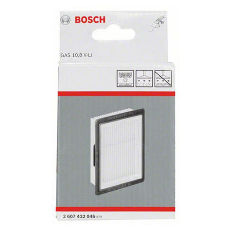 Filtre à plis BOSCH 2607432046 - Pour GAS 10,8 V-LI