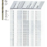 Forets à métaux rectifié BOSCH HSS-Co DIN 338