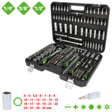 Coffret de douilles COMPETITION 1/4"+3/8"+1/2", 191 pcs - 512.0191 COMPETITION