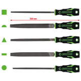 Jeu de limes COMPETITION, 5 pcs - KS Tools - 512.0405 COMPETITION