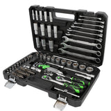 Coffret de douilles COMPETITION 1/4"+3/8", 91 pcs - KS Tools - 512.0092 COMPETITION