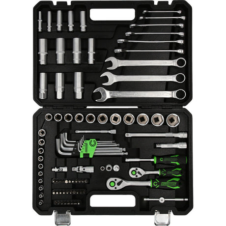 Coffret de douilles COMPETITION 1/4"+3/8", 91 pcs - KS Tools - 512.0092 COMPETITION