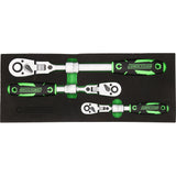 Jeu de cliquets télescopiques COMPETITION, 3pcs, 1/4"+3/8"+1/2" - KS Tools - 512.0103 COMPETITION