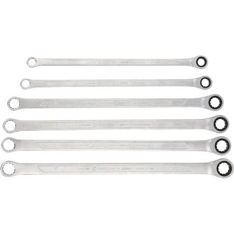 Jeu de clés polygonales à cliquet COMPETITION, 6 pcs - KS Tools - 512.0205 COMPETITION