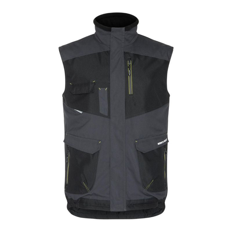 Gilet de travail sans manches ALI NORTH WAYS gris/noir