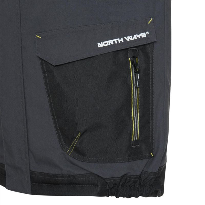Gilet de travail sans manches ALI NORTH WAYS gris/noir