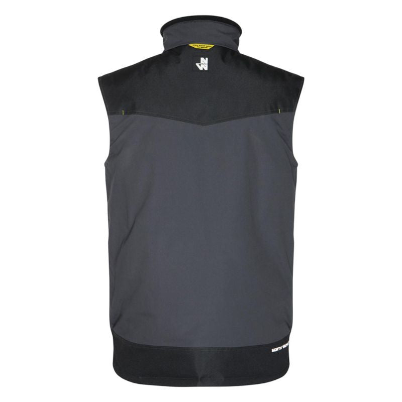 Gilet de travail sans manches ALI NORTH WAYS gris/noir