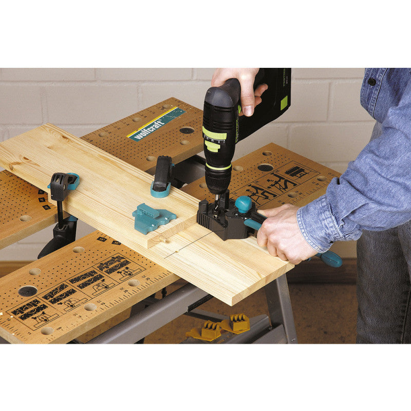 Guide de chevillage bois à main levée WOLFCRAFT 4640000
