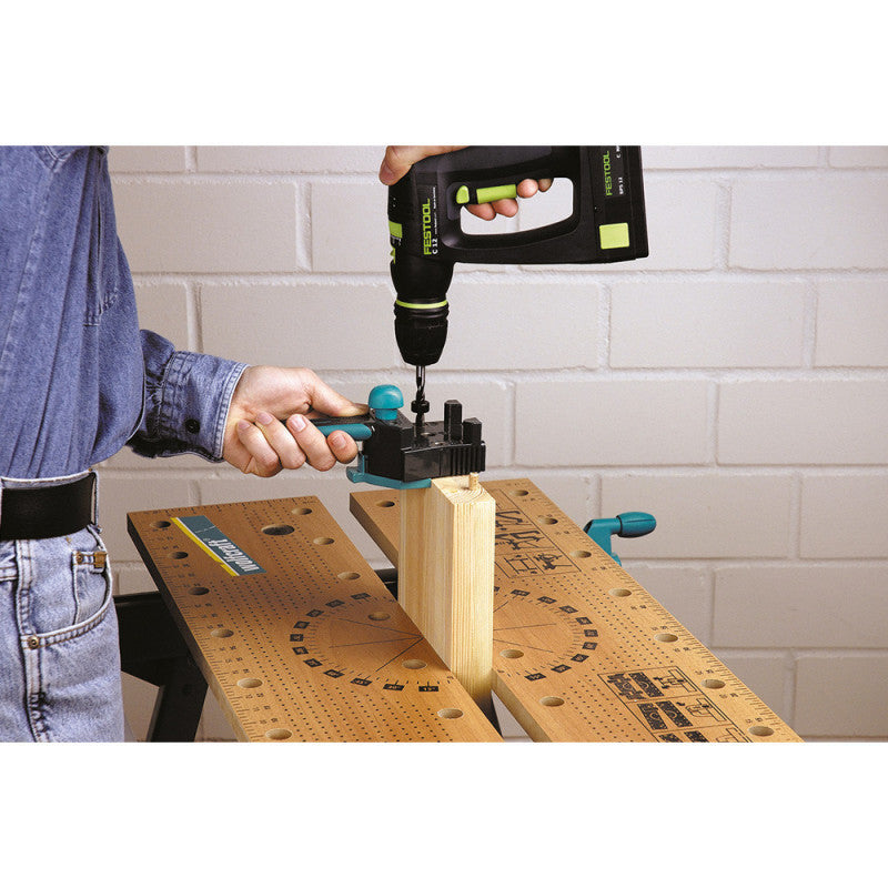 Guide de chevillage bois à main levée WOLFCRAFT 4640000