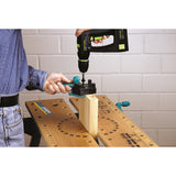 Guide de chevillage bois à main levée WOLFCRAFT 4640000