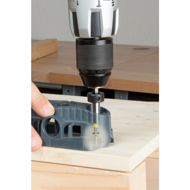 Guide perçage mobile WOLFCRAFT 4686000 + portes-embouts