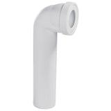 Pipe WC rigide longue coudée mâle Ø100, à coller - Wirquin - 71060101