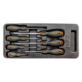 Insert tournevis cruciformes NEO TOOLS 84-232 7 pièces