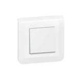 Interrupteur ou va-et-vient Mosaic 10A blanc complet avec plaque LEGRAND