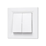 Interrupteur va-et-vient double SCHNEIDER Asfora S320214 10A -blanc