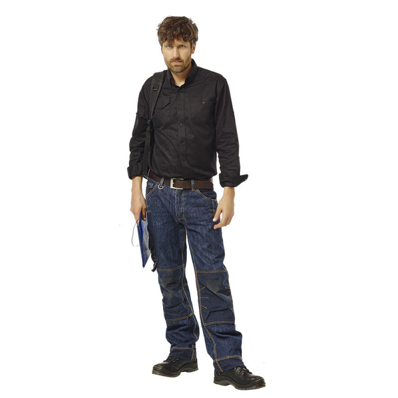 Jean de travail HEROCK Kronos bleu foncé