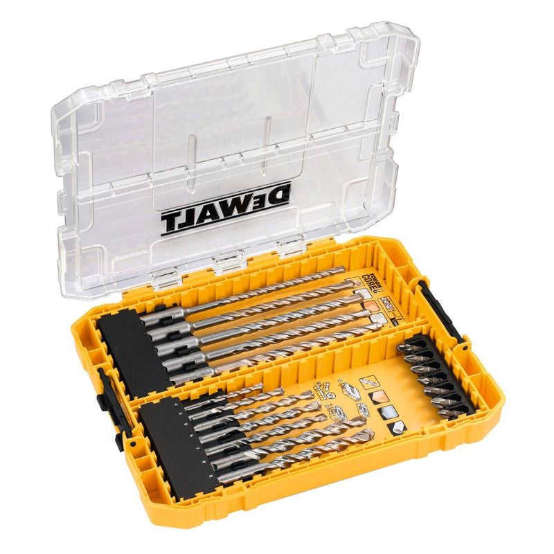 Jeu de 19 forets et mèches SDS Plus DEWALT DT70754-QZ