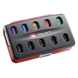 Jeu de 5 douilles longues pour clés à chocs 1/2" FACOM NSI.5LPB