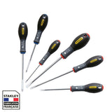 Jeu de 6 tournevis STANLEY FATMAX électricien + mécanicien - pozidriv