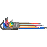 Jeu de 9 Clés Allen Colors Taille 1,5 à 10 mm NEO TOOLS 09-512