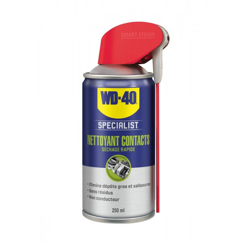 Kit Bâtiment WD-40 Produit Multifonction Spray Double Position + Nettoyant contact + Graisse blanche + Super dégrippant