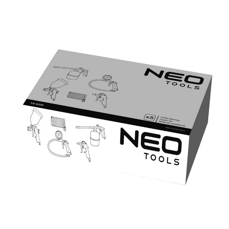 Kit d'accessoires pneumatique 5 pièces NEO TOOLS 14-699