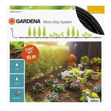 Kit d'arrosage goutte-à-goutte pour rangée de plantes GARDENA 13010-20 - 15m - S