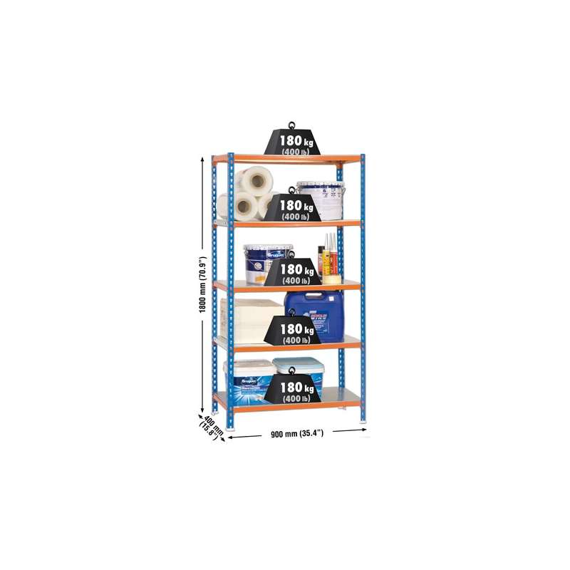Kit étagère SIMONCLICK 5/400 SIMONRACK 457100024189045