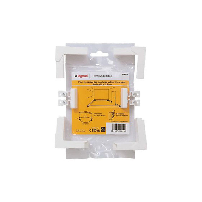 Kit tour de pièce pour moulure LEGRAND 32 x 12,5mm