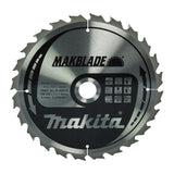 Lame carbure MAKBLADE MAKITA B-33679, pour scies sur table, 260/30/24 Bois
